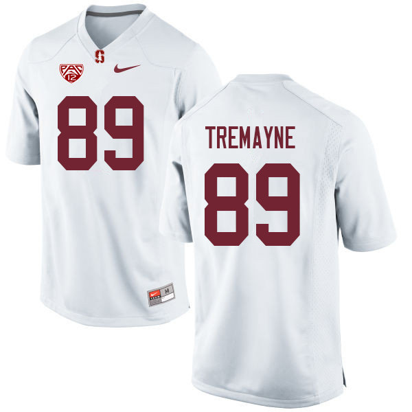 Men #89 Brycen Tremayne Stanford Cardinal College Football Jerseys Sale-White - Click Image to Close